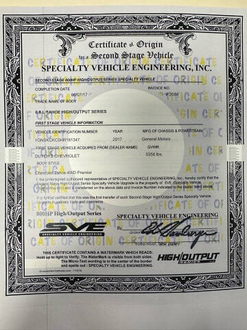 2017 Chevrolet Tahoe