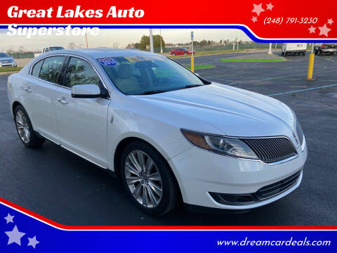 2014 Lincoln MKS for sale at Great Lakes Auto Superstore in Waterford Township MI