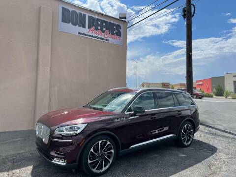 2020 Lincoln Aviator for sale at Don Reeves Auto Center in Farmington NM