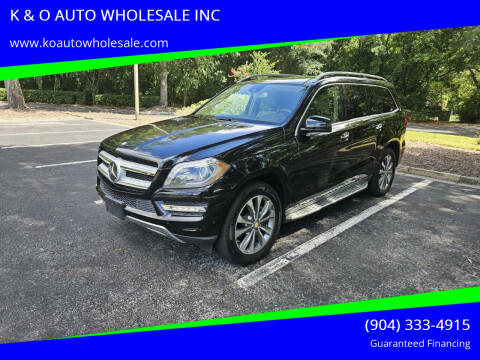 2013 Mercedes-Benz GL-Class for sale at K & O AUTO WHOLESALE INC in Jacksonville FL