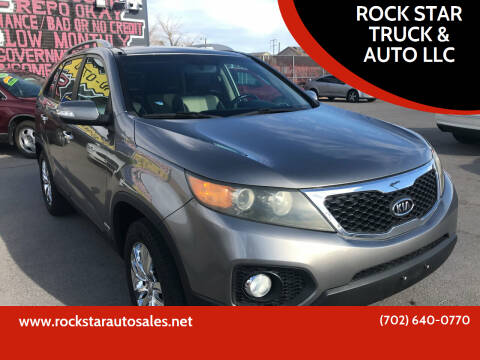 2011 Kia Sorento for sale at ROCK STAR TRUCK & AUTO LLC in Las Vegas NV