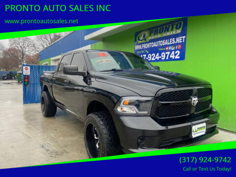 2014 RAM 1500 for sale at PRONTO AUTO SALES INC in Indianapolis IN
