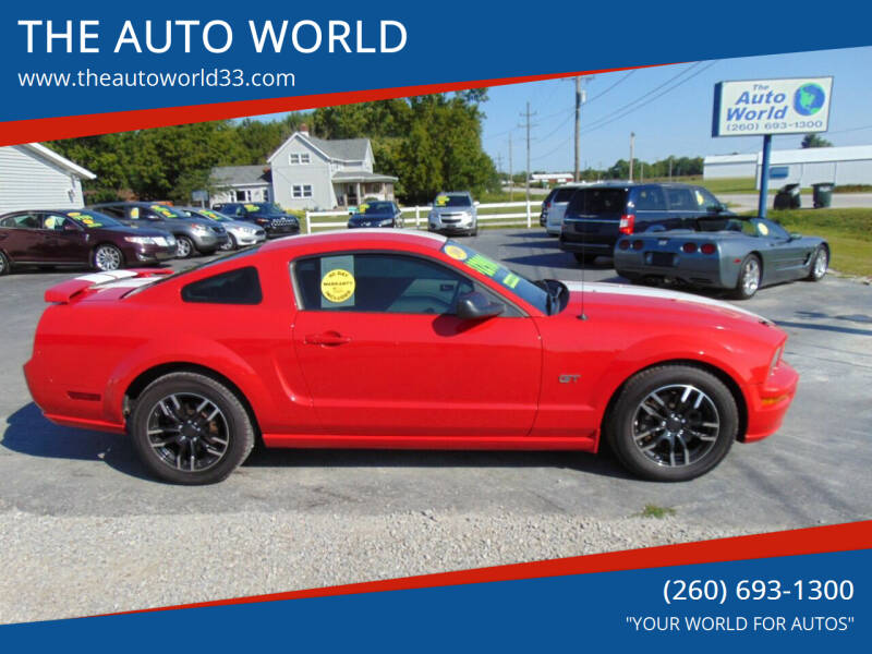 2006 Ford Mustang for sale at THE AUTO WORLD in Churubusco IN