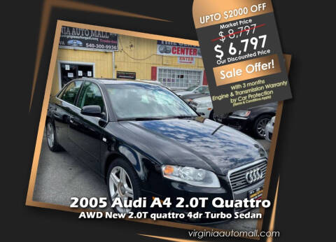 2005 Audi A4 for sale at Virginia Auto Mall in Woodford VA