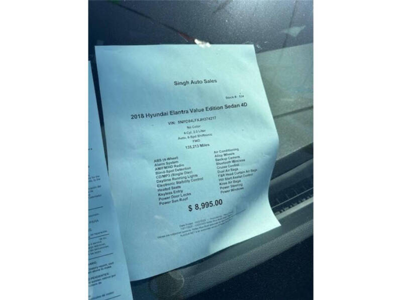 2018 Hyundai Elantra