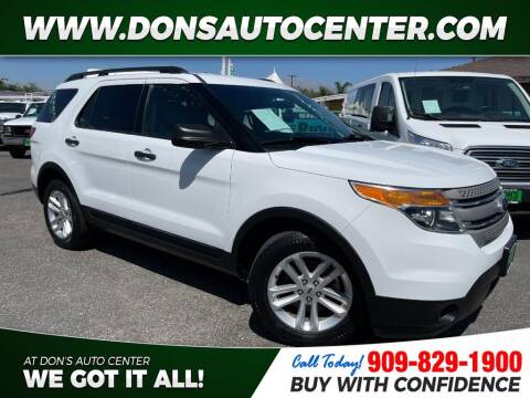 2015 Ford Explorer for sale at Dons Auto Center in Fontana CA