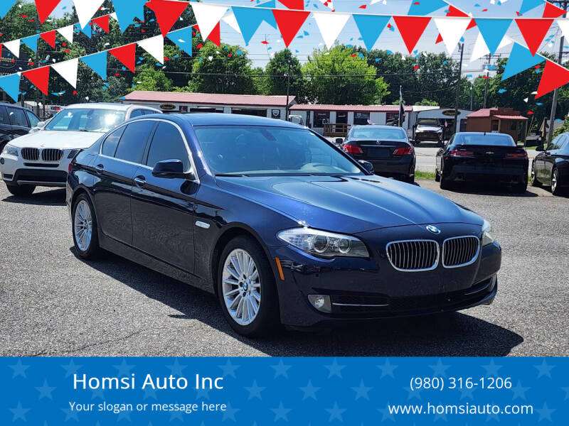 2011 BMW 5 Series for sale at Homsi Auto Inc in Kannapolis NC