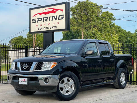 2008 Nissan Frontier for sale at Spring Motors in Spring TX