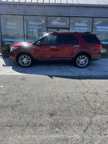 2013 Ford Explorer for sale at Georgia Certified Motors in Stockbridge GA