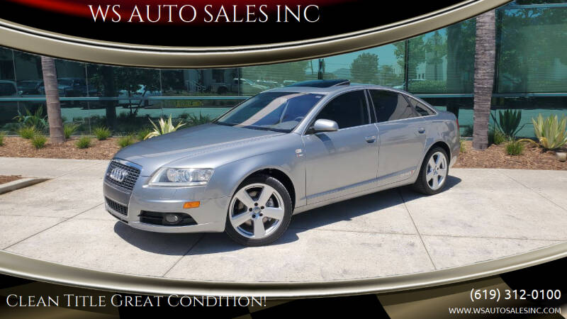 2008 Audi A6 for sale at WS AUTO SALES INC in El Cajon CA