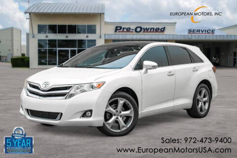 2013 Toyota Venza for sale at European Motors Inc in Plano TX