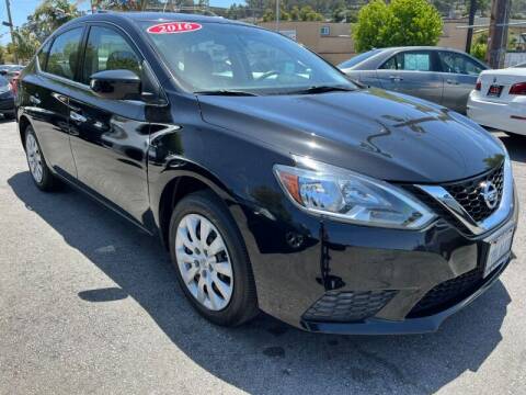 2016 Nissan Sentra for sale at TRAX AUTO WHOLESALE in San Mateo CA