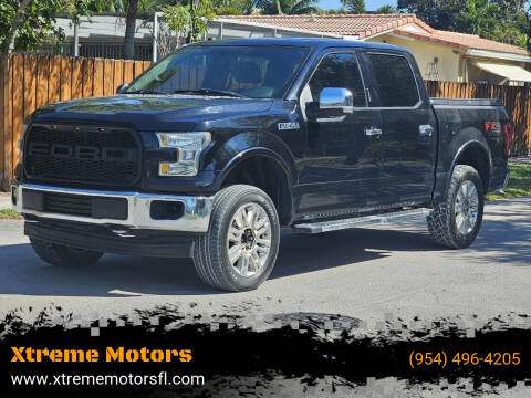 2017 Ford F-150 for sale at Xtreme Motors in Hollywood FL