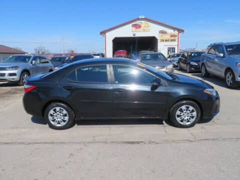 2014 Toyota Corolla for sale at Jefferson St Motors in Waterloo IA