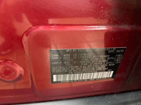 2017 Subaru Outback 2.5i Premium