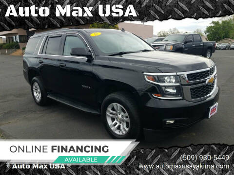 2015 Chevrolet Tahoe for sale at Auto Max USA in Yakima WA