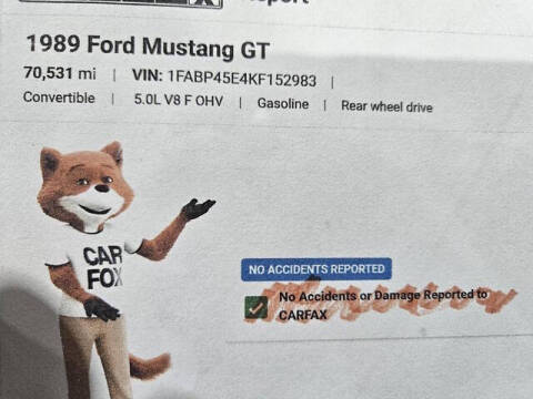 1989 Ford Mustang GT