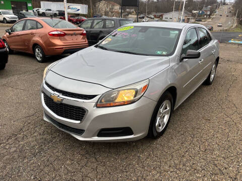 2015 Chevrolet Malibu for sale at G & G Auto Sales in Steubenville OH