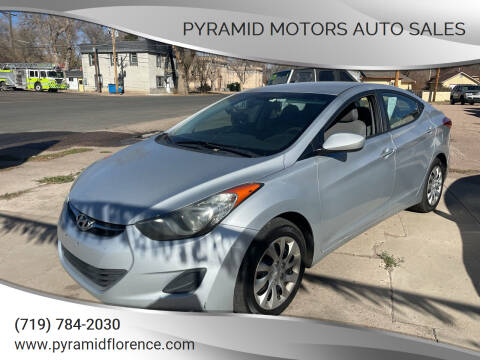 2011 Hyundai Elantra for sale at PYRAMID MOTORS AUTO SALES in Florence CO