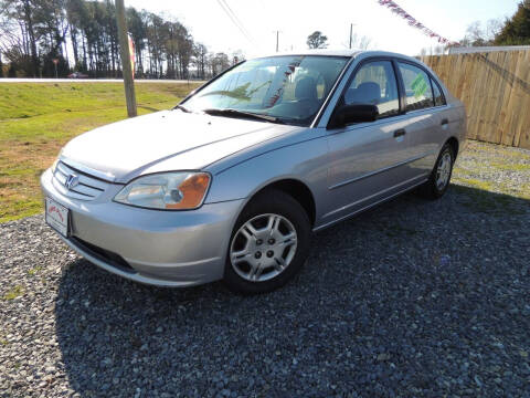 2001 Honda Civic for sale at Cars Plus in Fruitland MD