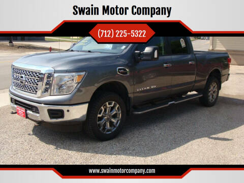 2018 Nissan Titan XD for sale at Swain Motor Company in Cherokee IA