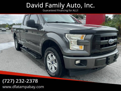 2017 Ford F-150 for sale at David Family Auto, Inc. in New Port Richey FL