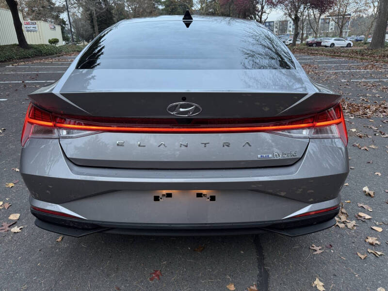 2023 Hyundai Elantra Hybrid Blue