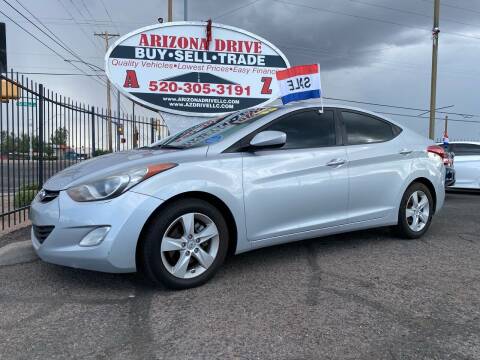 2012 Hyundai Elantra for sale at Arizona Drive LLC in Tucson AZ