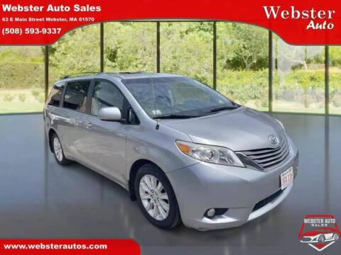 2014 Toyota Sienna for sale at Webster Auto Sales in Webster MA