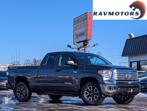 2016 Toyota Tundra for sale at RAVMOTORS- Burnsville in Burnsville MN
