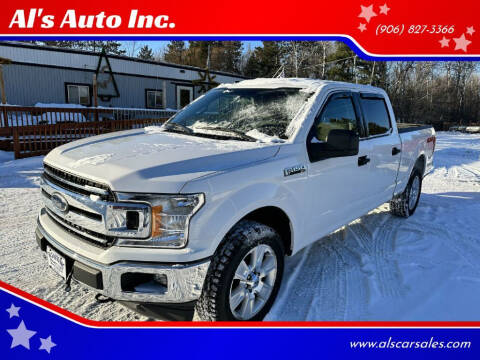 2018 Ford F-150 for sale at Al's Auto Inc. in Bruce Crossing MI