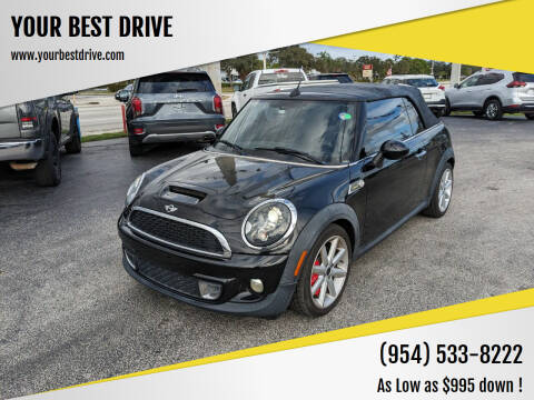 2014 MINI Convertible for sale at YOUR BEST DRIVE in Oakland Park FL