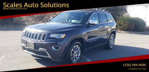 2015 Jeep Grand Cherokee for sale at Scales Auto Solutions in Madison NC