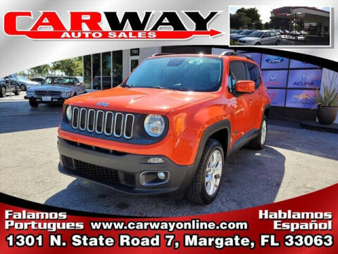 2015 Jeep Renegade for sale at CARWAY Auto Sales in Margate FL