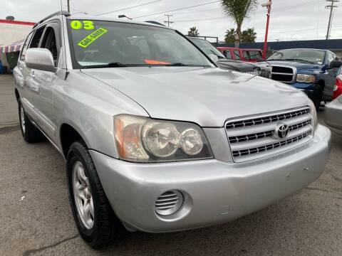 2003 Toyota Highlander for sale at North County Auto in Oceanside CA