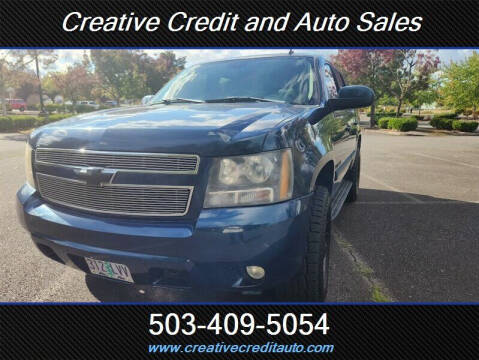 2007 Chevrolet Tahoe for sale at Creative Credit & Auto Sales in Salem OR