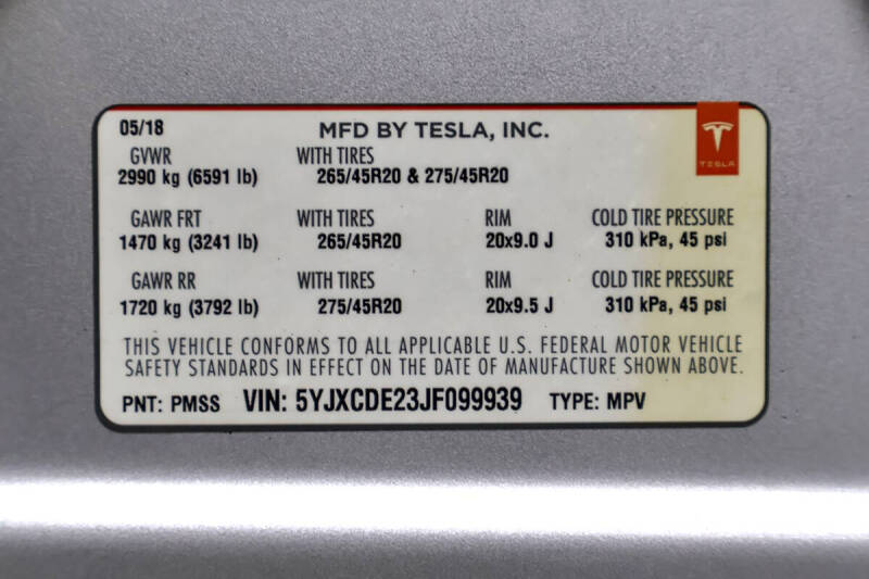 2018 Tesla Model X 75D