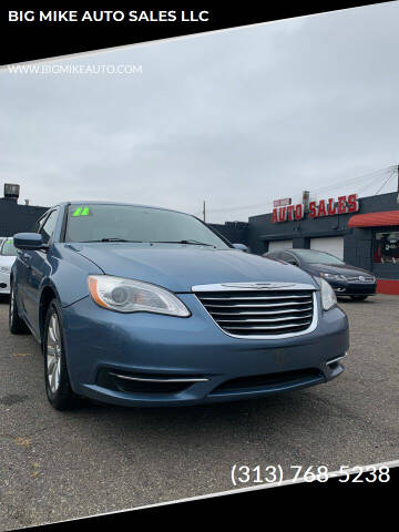 2011 Chrysler 200 for sale at BIG MIKE AUTO SALES LLC in Lincoln Park MI