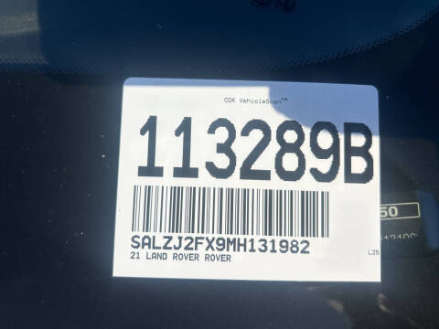 2021 Land Rover Range Rover Evoque S