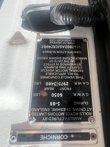 1988 Rolls-Royce Corniche