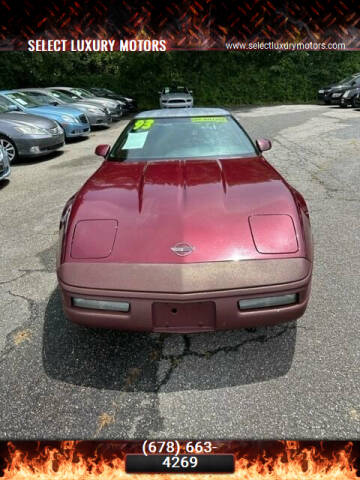 1993 Chevrolet Corvette for sale at Select Luxury Motors in Cumming GA