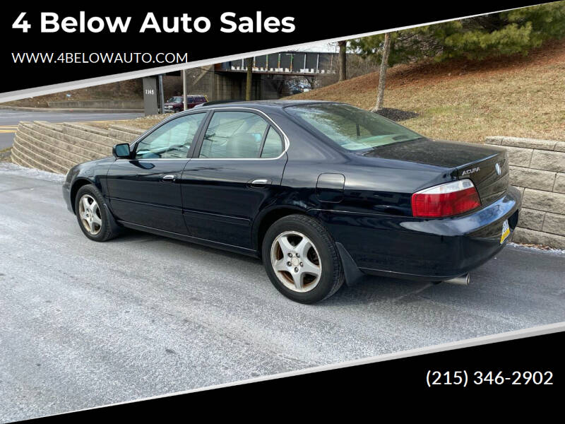 2003 Acura TL for sale at 4 Below Auto Sales in Willow Grove PA