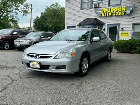 2007 Honda Accord for sale at Loudoun Used Cars in Leesburg VA