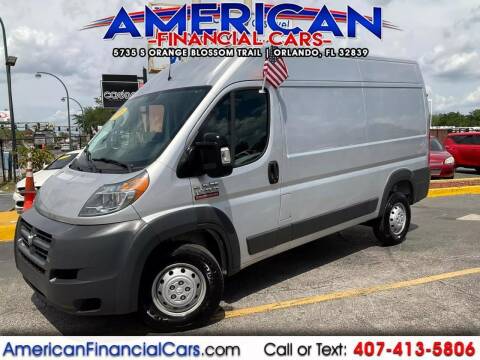 2018 RAM ProMaster for sale at American Financial Cars in Orlando FL