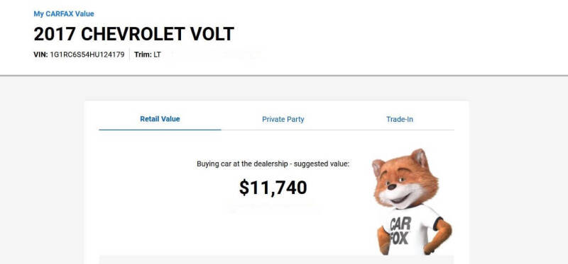 2017 Chevrolet Volt LT