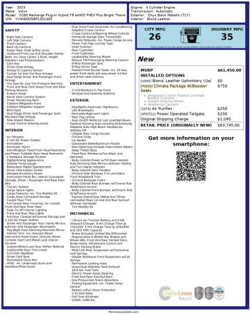 2023 Volvo XC60 Recharge T8 Plus Bright Theme