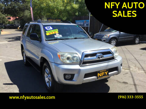 2007 Toyota 4Runner for sale at NFY AUTO SALES in Sacramento CA