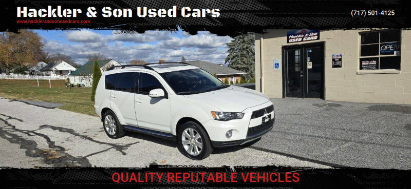 2013 Mitsubishi Outlander for sale at Hackler & Son Used Cars in Red Lion PA