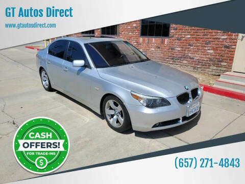 2007 BMW 5 Series for sale at GT Autos Direct in Garden Grove CA