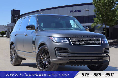 2019 Land Rover Range Rover for sale at HILINE MOTORS in Plano TX